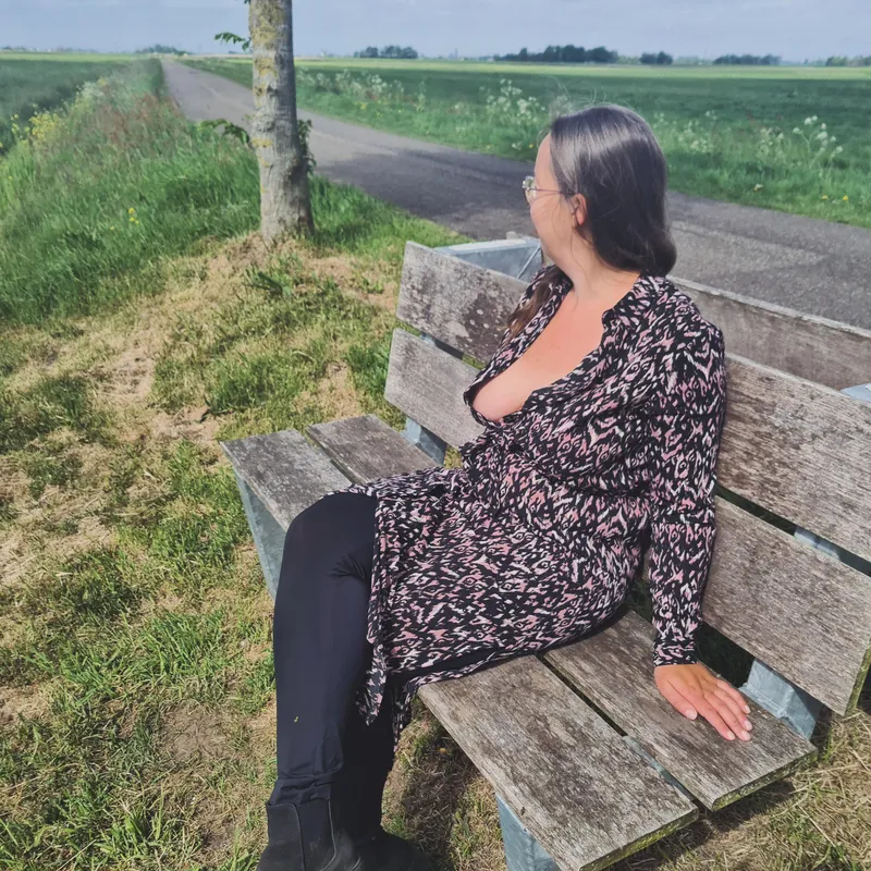 Thumbnail AlisonRobell Enjoys Lovely Weather Braless - Join the Chic Movement!