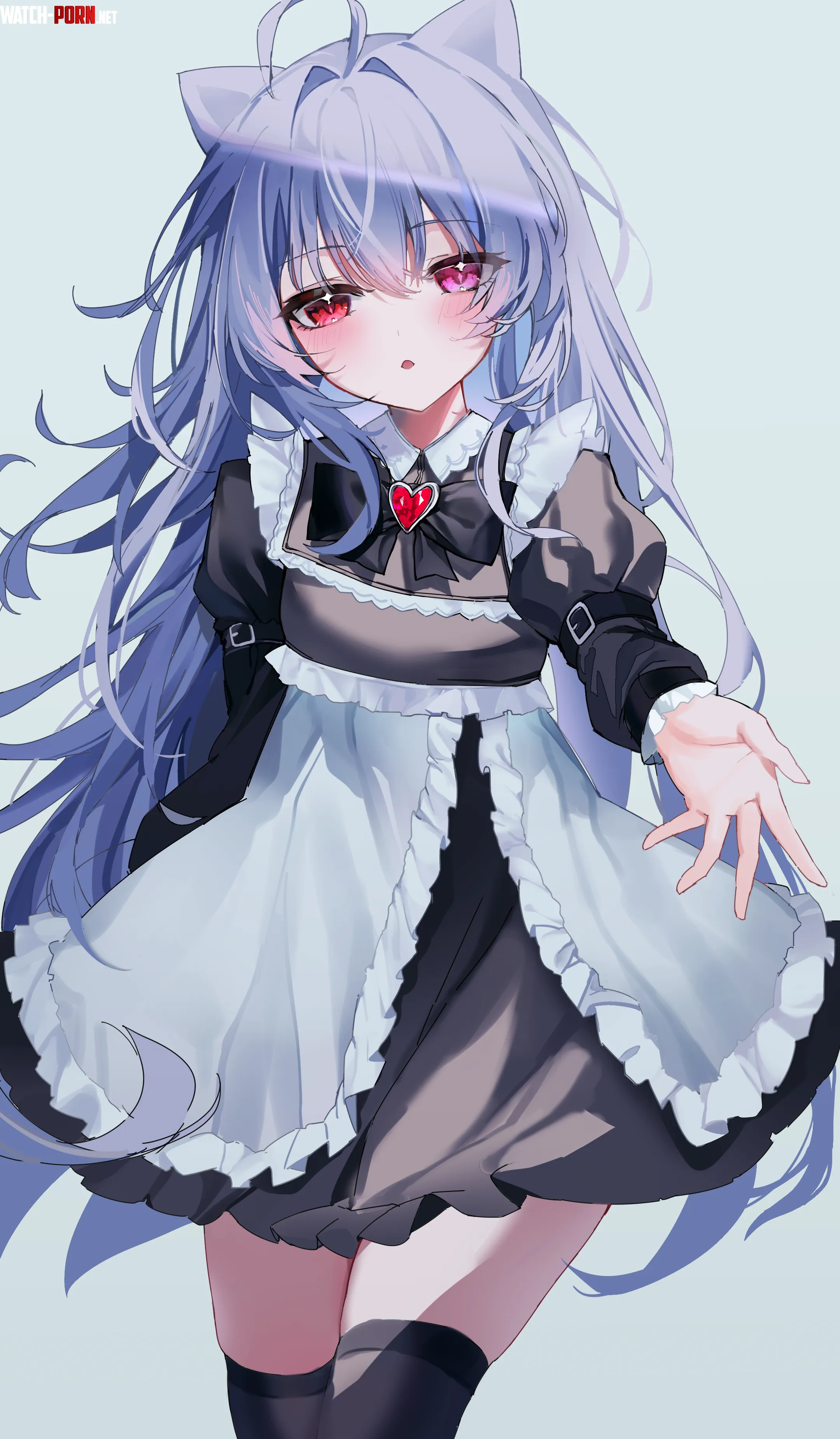 Purple Neko [Artist's Original] by CheetahSperm18