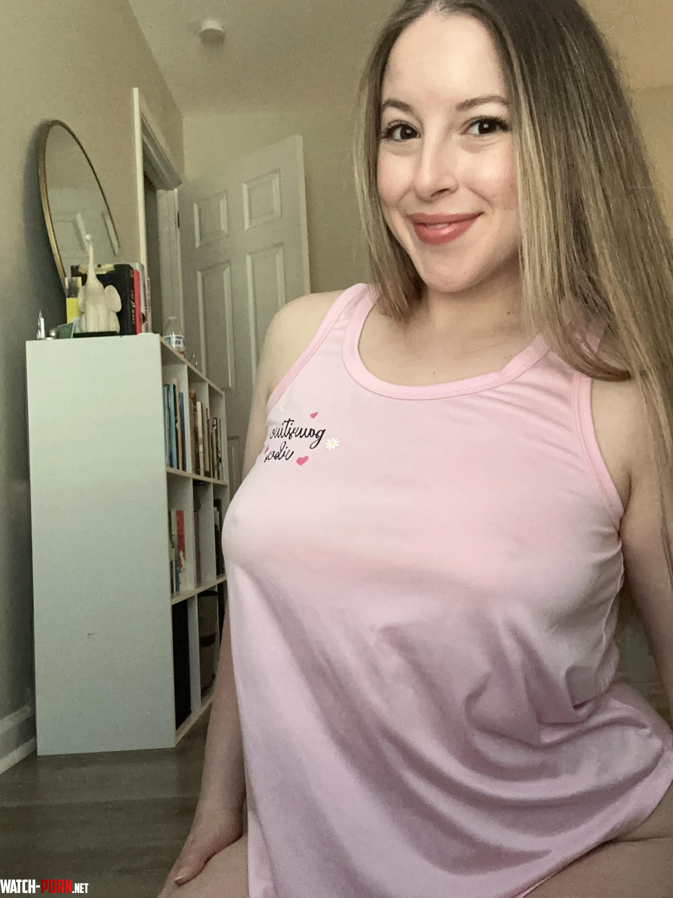 My nipples are showing through even in this tank top by Onenisu