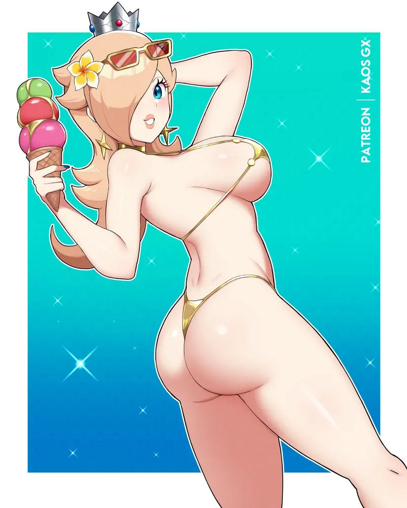 Thumbnail Terran117's Golden Bikini Rosalina Art (kaosart)