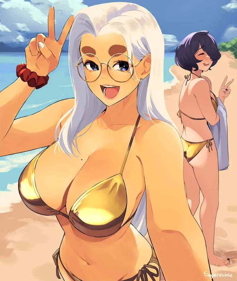 Thumbnail Dive into the Erotic World of SwimsuitHentai with June | McKnight94