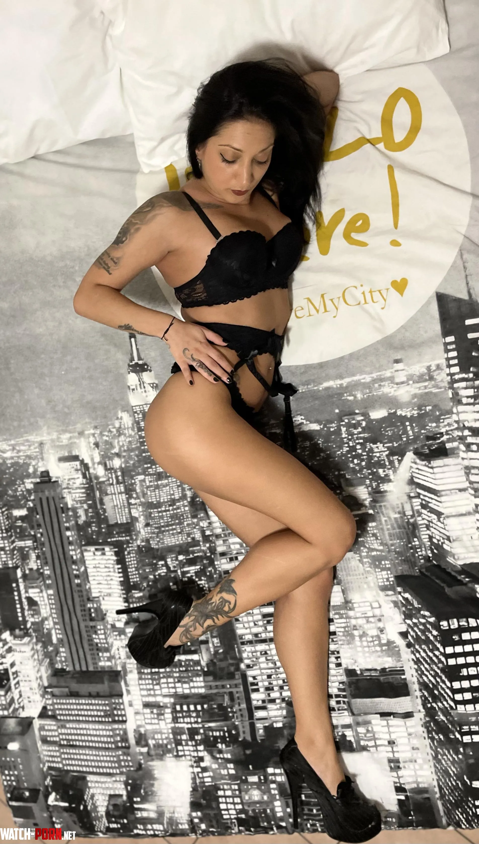 Smooth legs, crossed just enough to make you imagine the rest by CatsWithAttitude