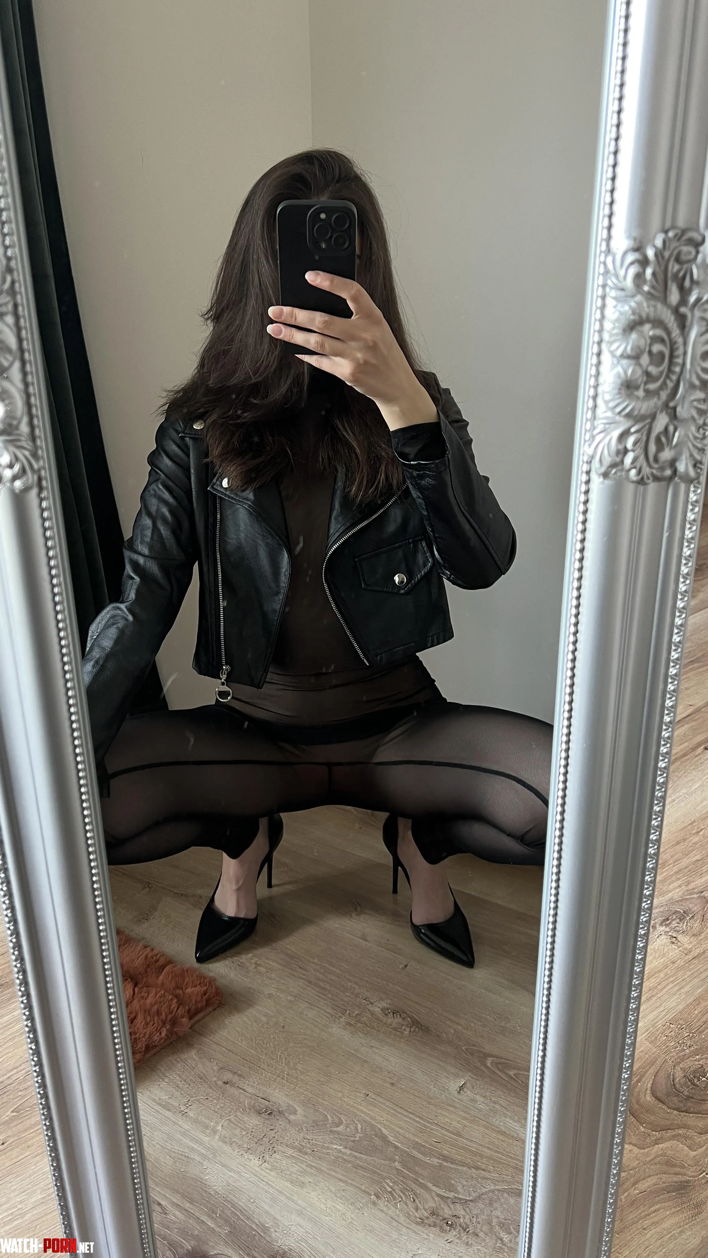 Absolutely the best feeling of cold leather on my skin by Secret_Pudding_9557