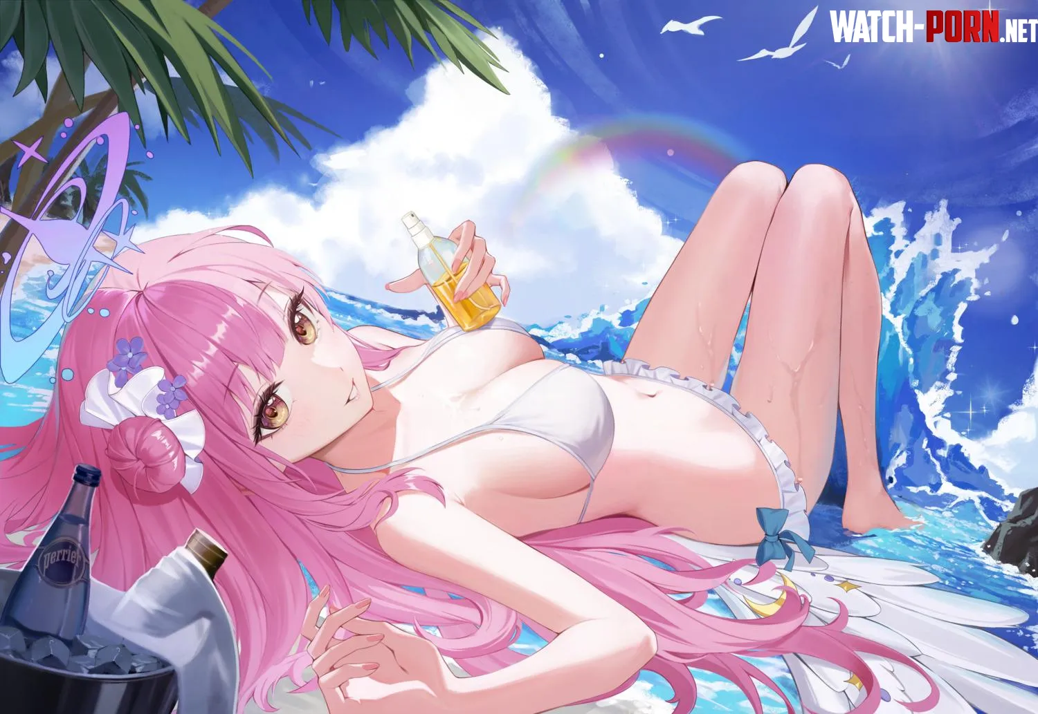 Spend some time at the beach with misono mika by RainDMask