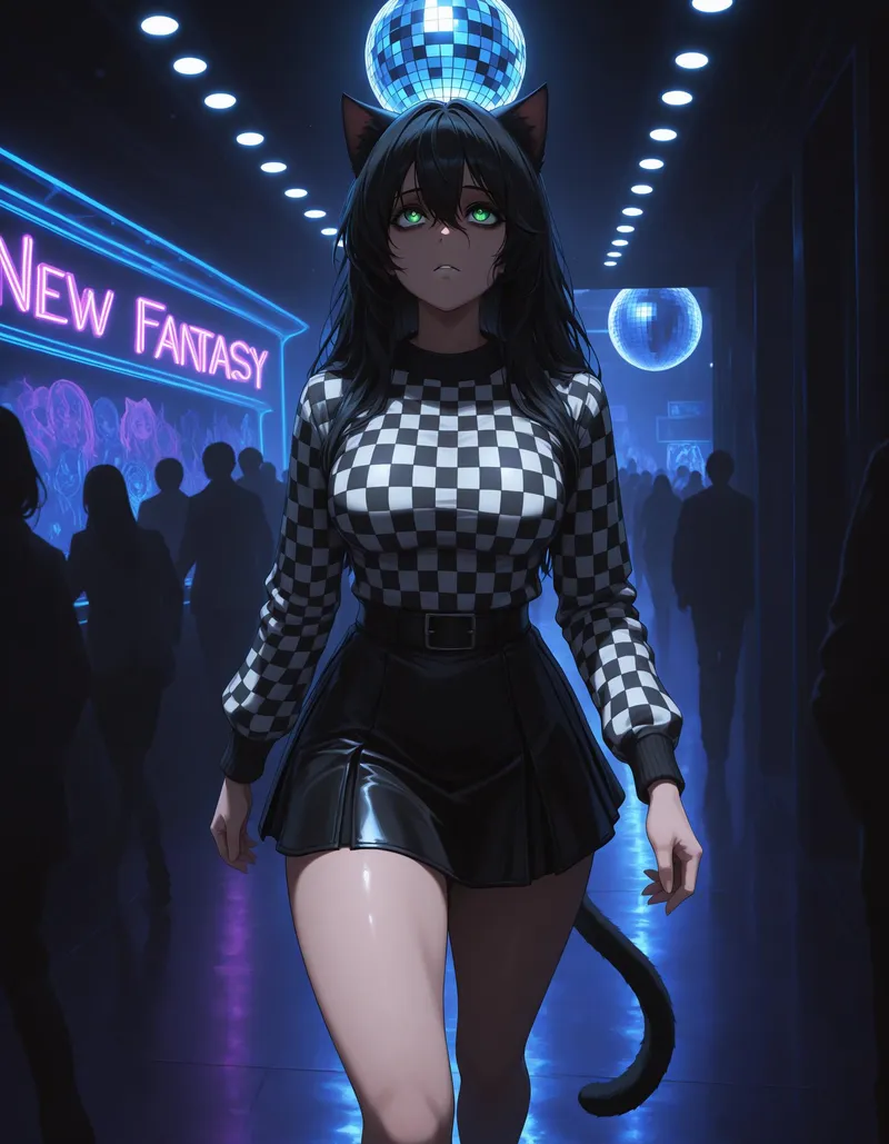 Thumbnail Hillvegxn's Stylish Nekomimi: Gothic solo-clubbing