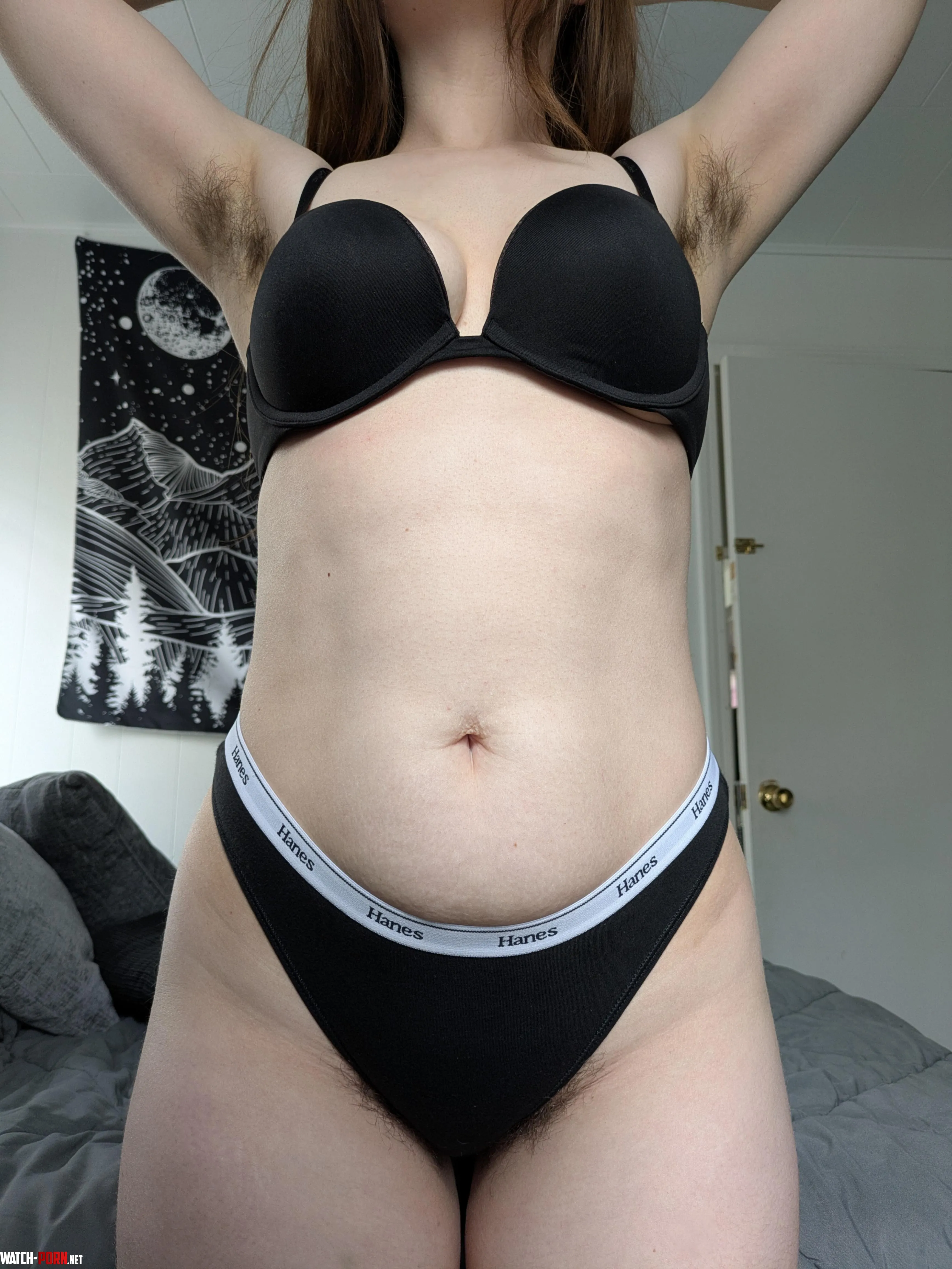 Nothing on but bra and panties.. by SisterSleeze