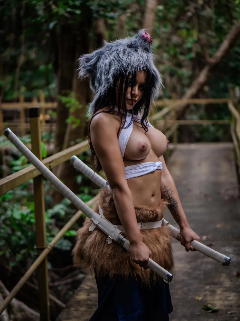 Thumbnail Busty Inosuke Shines - AdventureJuntos in NudeCosplay