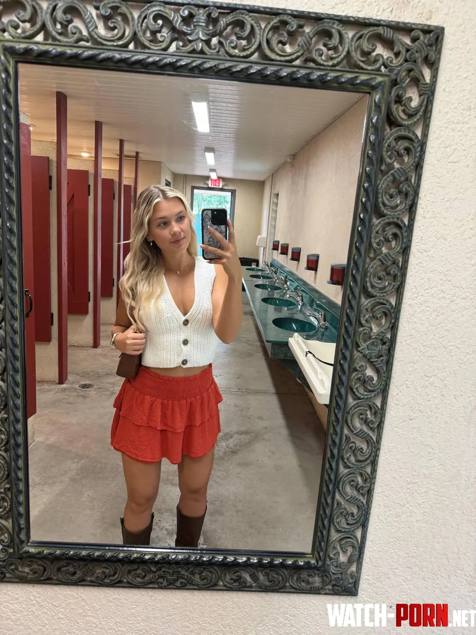 Nothing beats a croptop and a skirt, maybe the boots by BrandeeKania