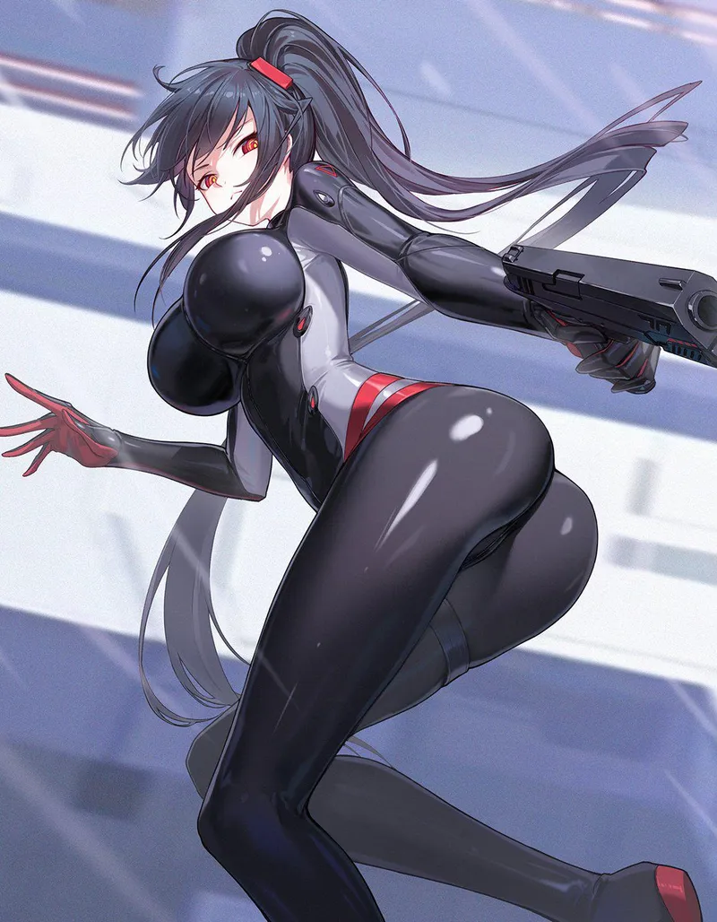 Thumbnail Rio Tsukatsuki's Alluring Bodysuit Revelation - Blue Archive Wonders
