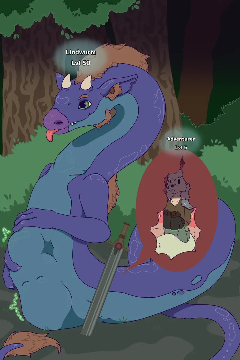 Thumbnail Brave_Pattern_796 Crafts an Adventure Gone Wrong in the Vore World