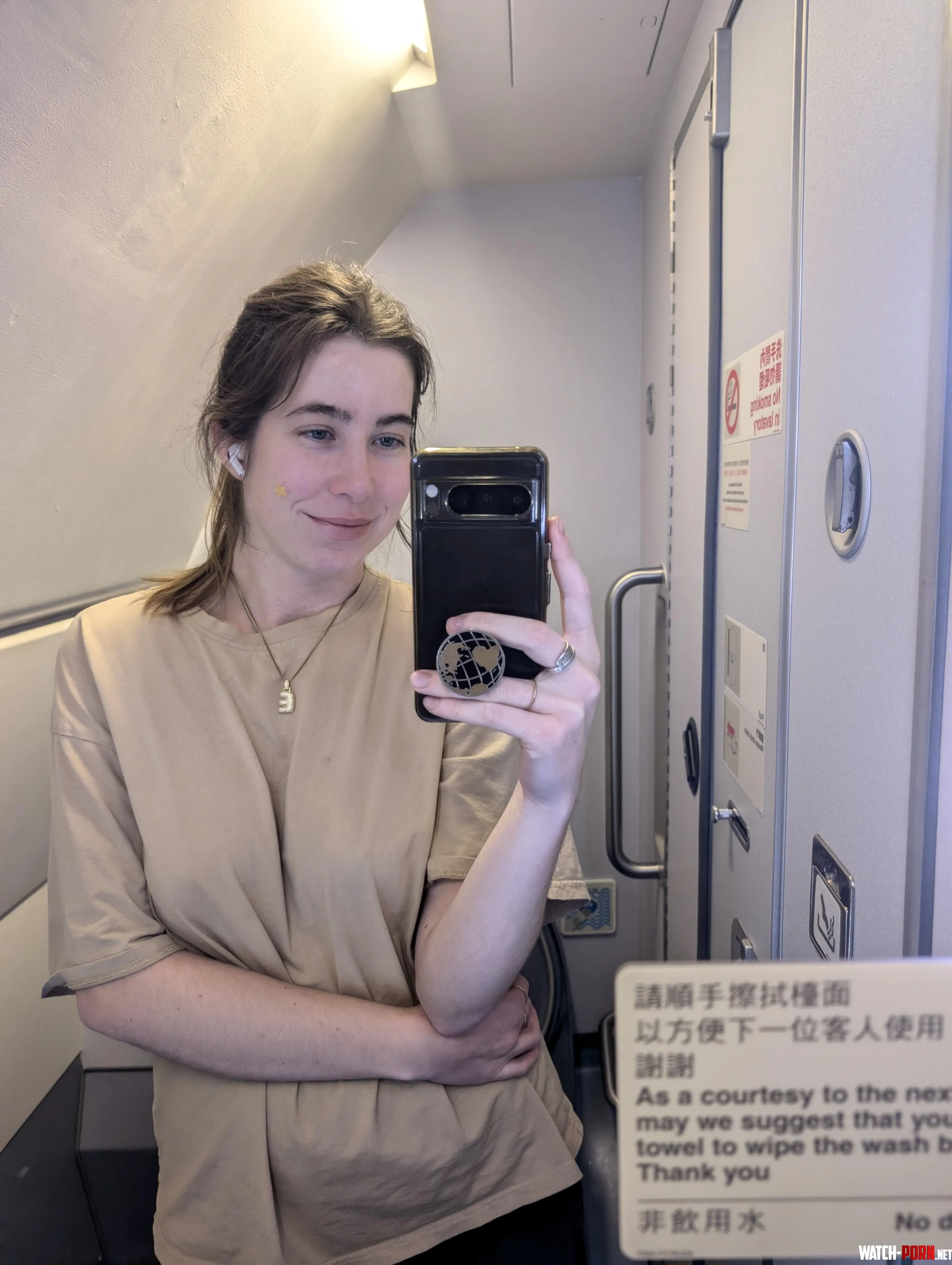 flying out with no bra on... the freedom hits different at 30,000 ft by battonellie