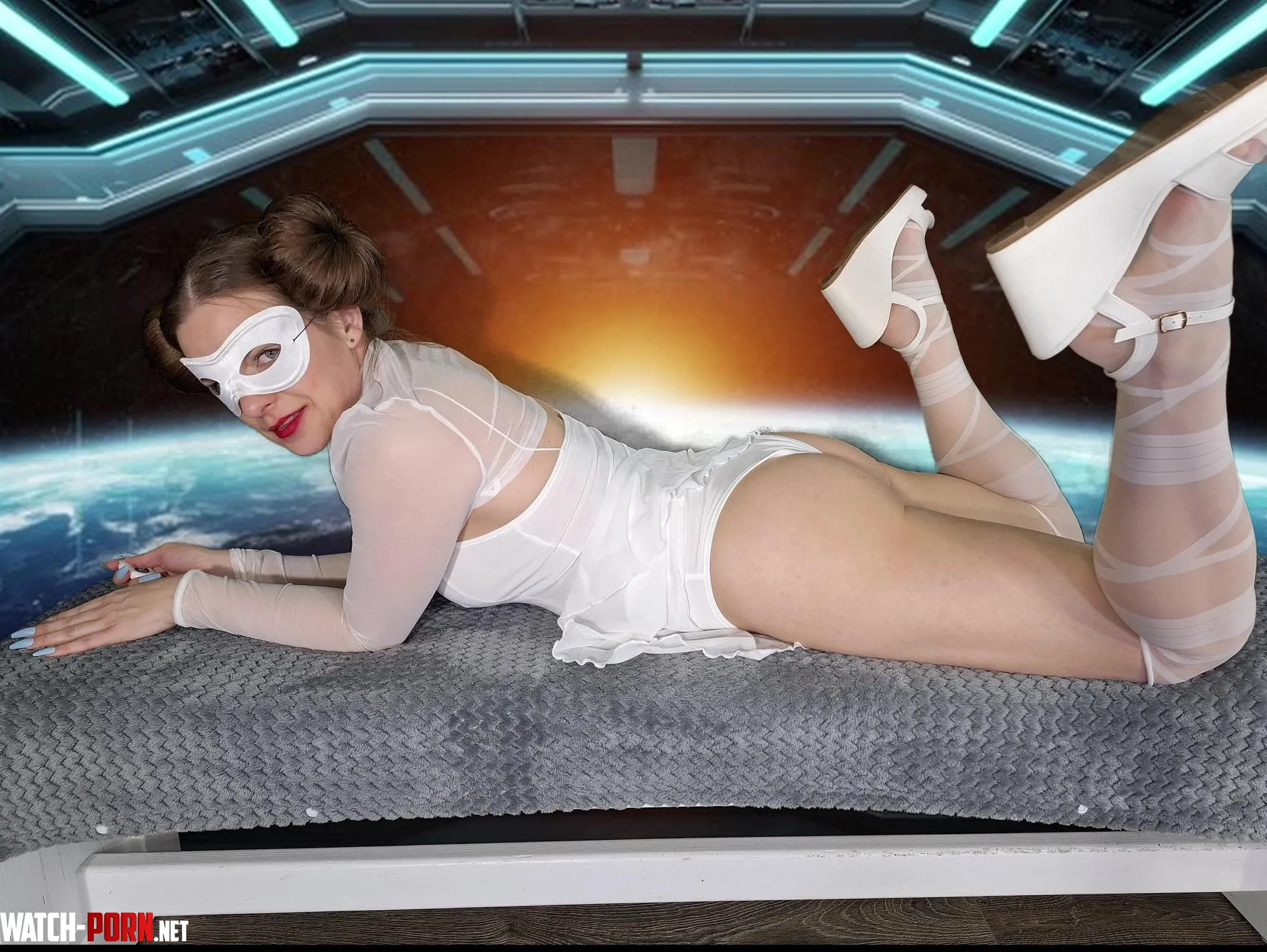 Princess Leia all locked up (Masked Model) by MaskedModel4U