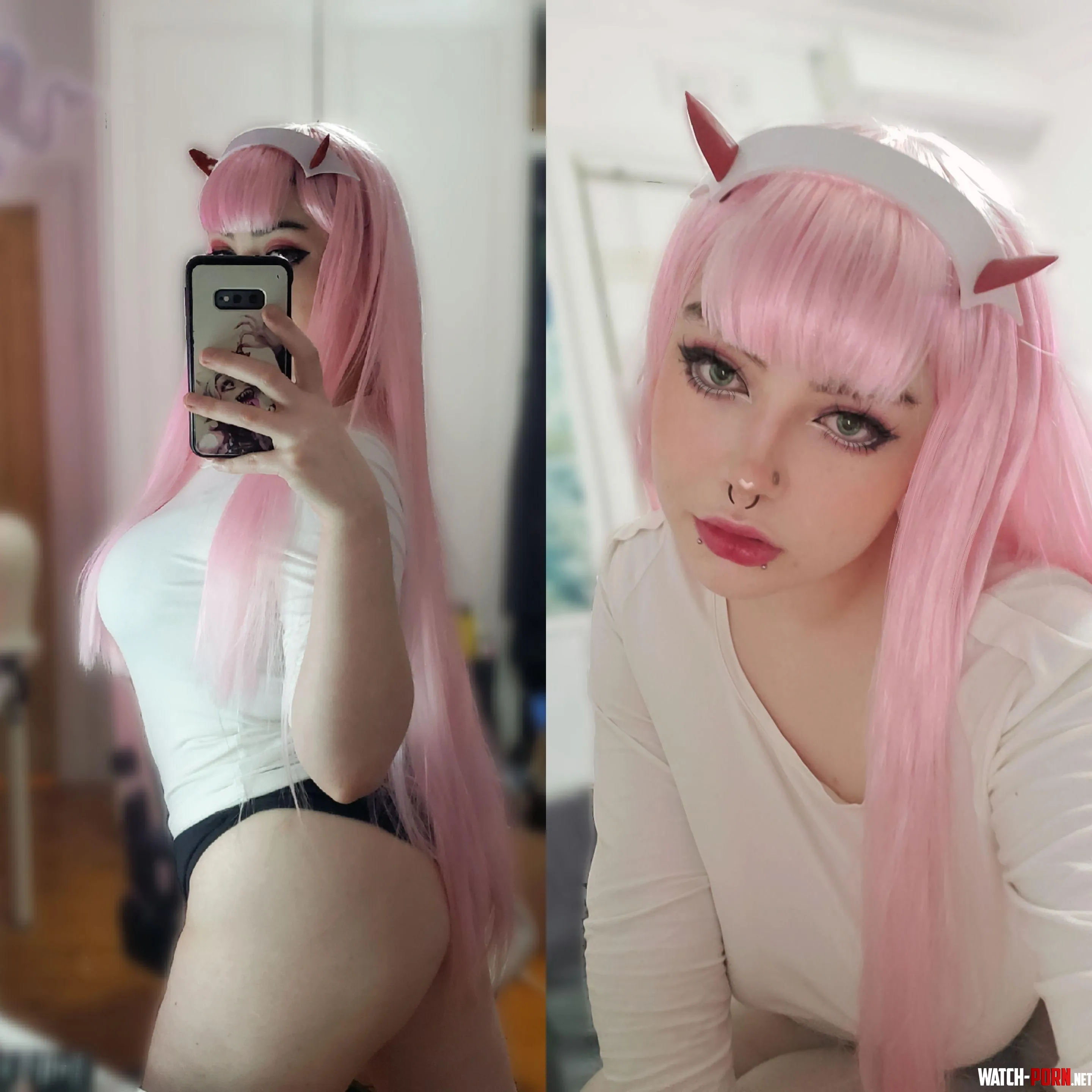my sleepwear Zero Two cosplay by Leeutemmer