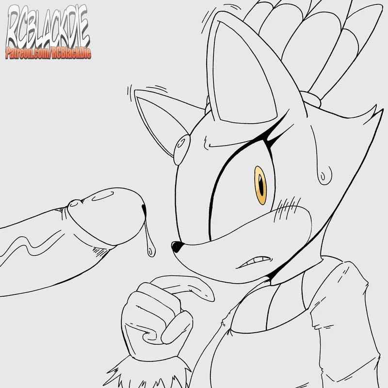 Thumbnail [FM] Art By RCBlackDie - The Princess Duty - Blaze The Cat (Sonic) | SonicPorn