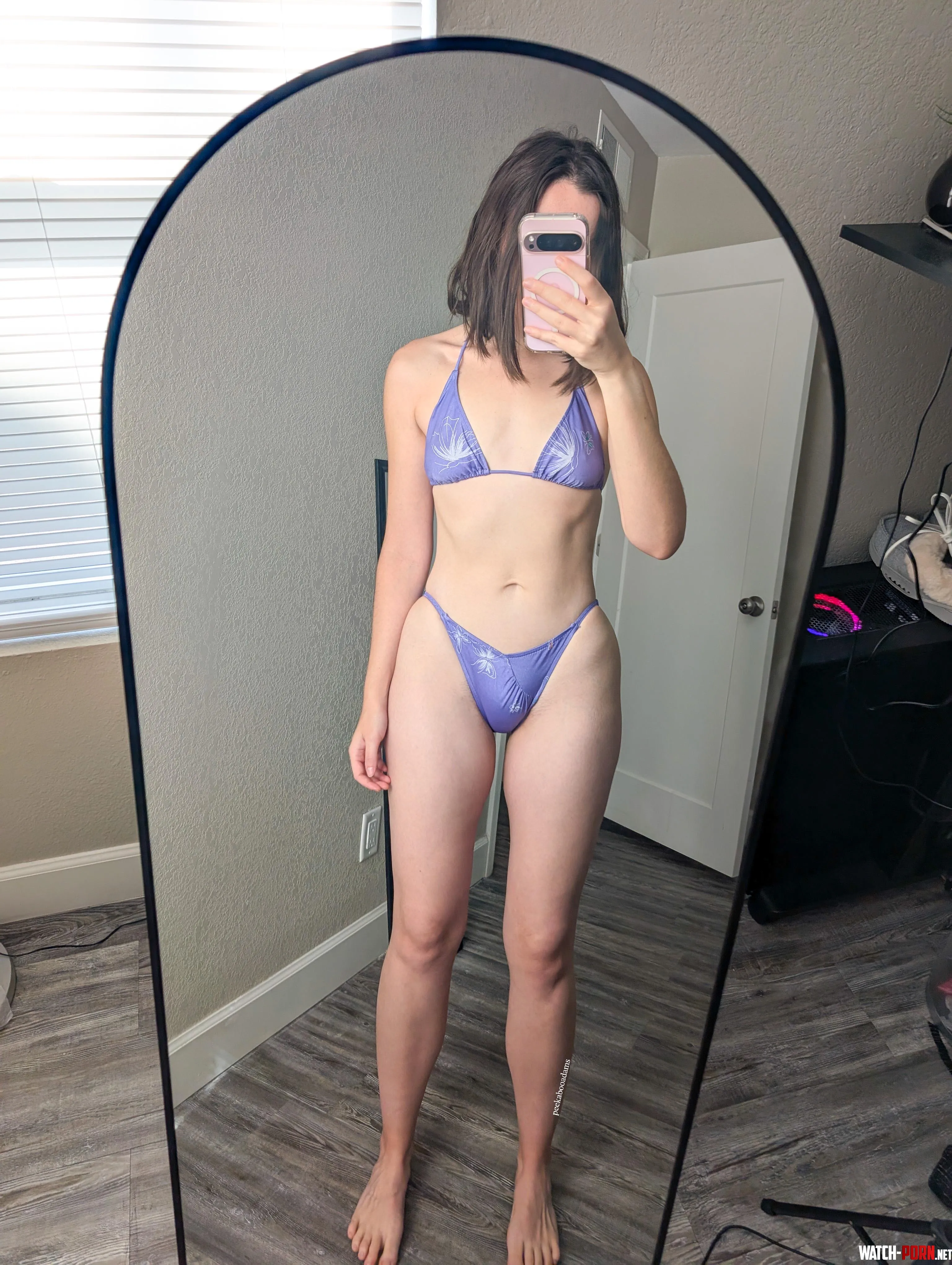 Vintage purple bikini hugs me just right by peekabooadams