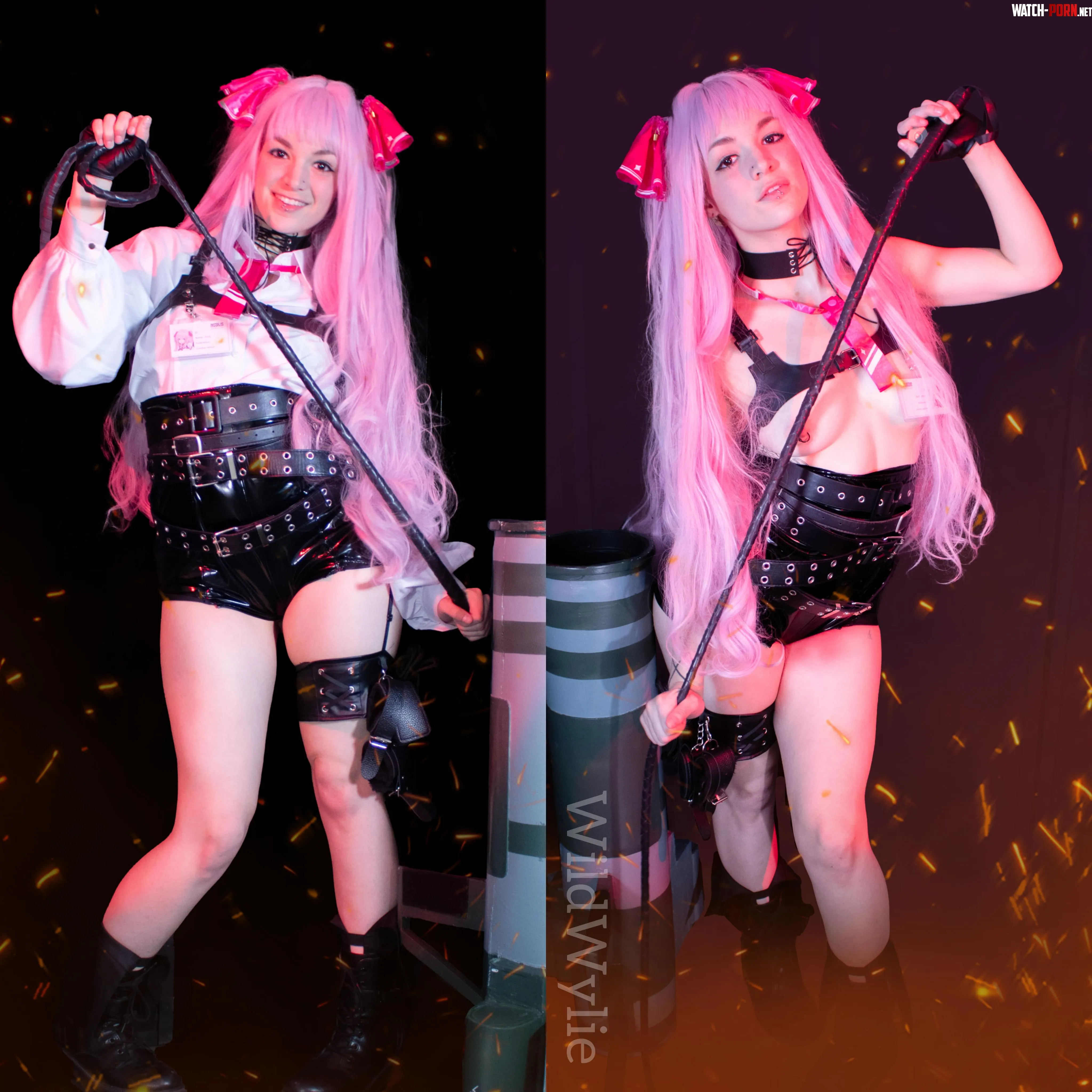 Yuni (Nikke) with and w/o her blouse 🖤 by WildxWylie