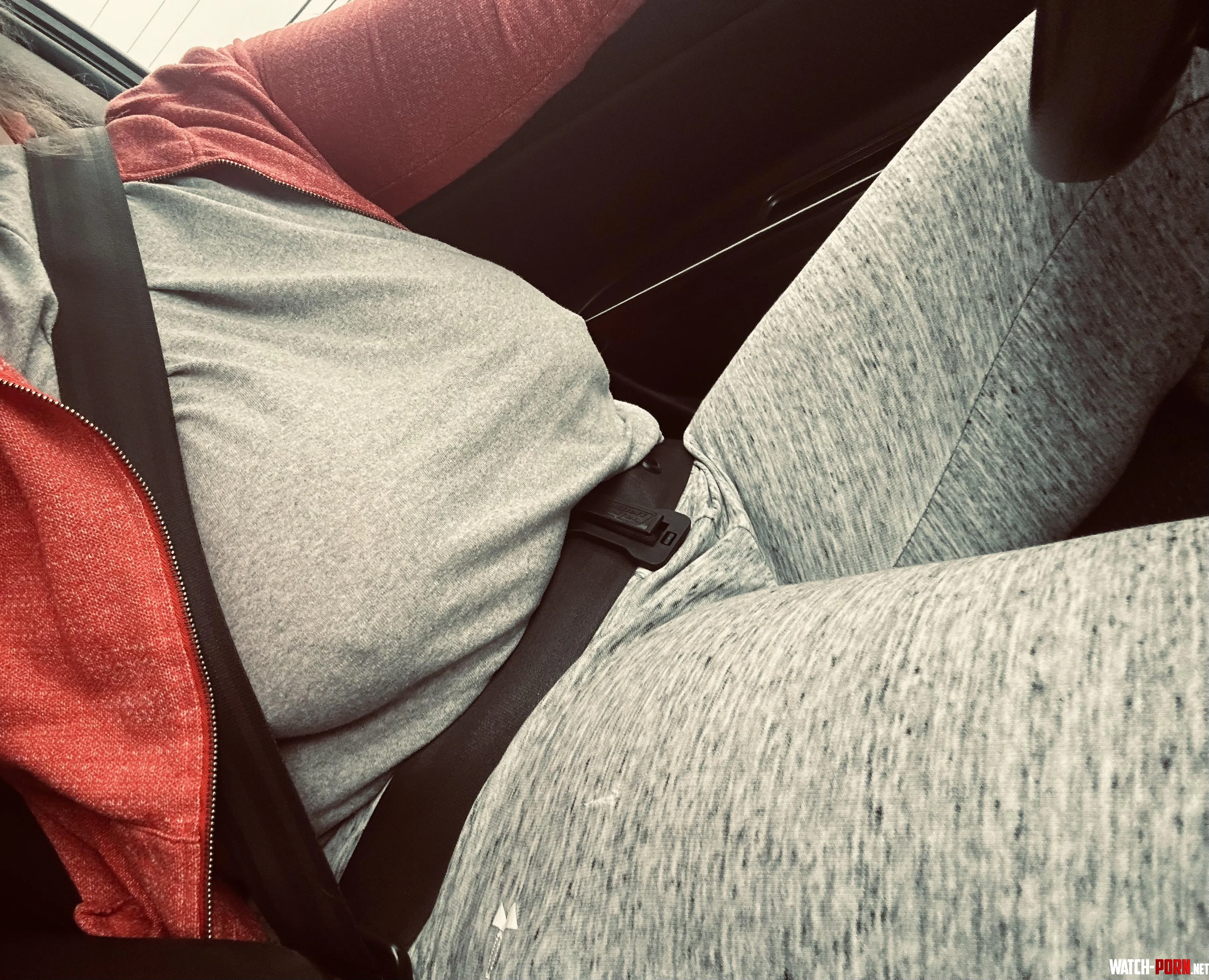 Went for a coffee with a friend - he twisted my nipples as we drove. Could you resist? by _blondebabe420