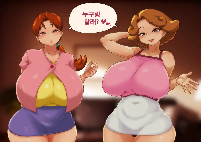 Thumbnail Double the Fun in Anime MILF World: Hazardous Knows How!