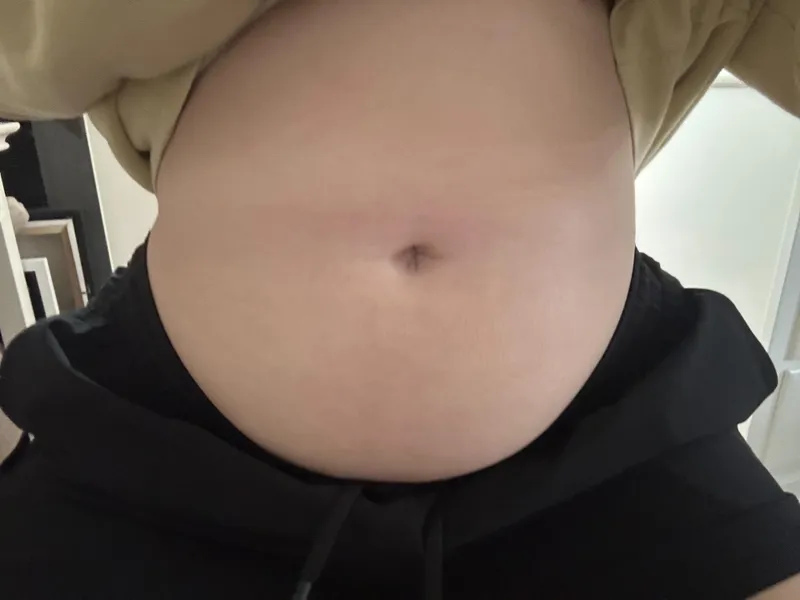Thumbnail squishyprincesss: Pudgy Tummy Delight Post-Lunch