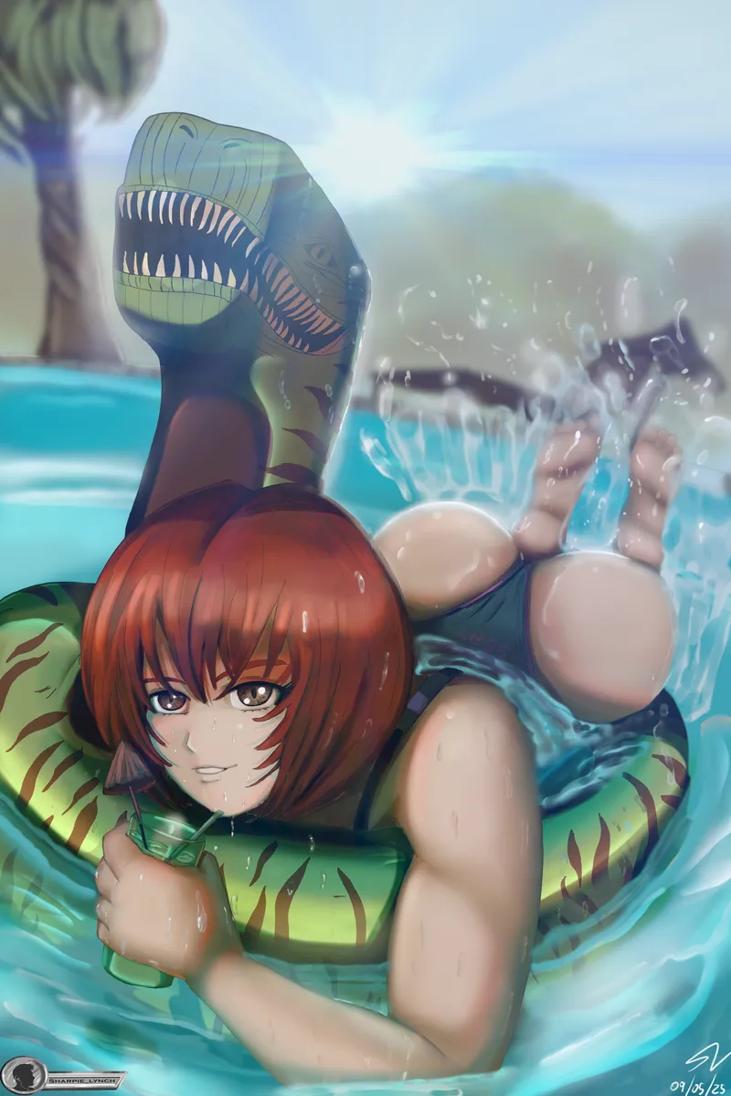 Thumbnail Regina's Stunning Poolside Adventure in Dino Crisis by sharpie_lynch