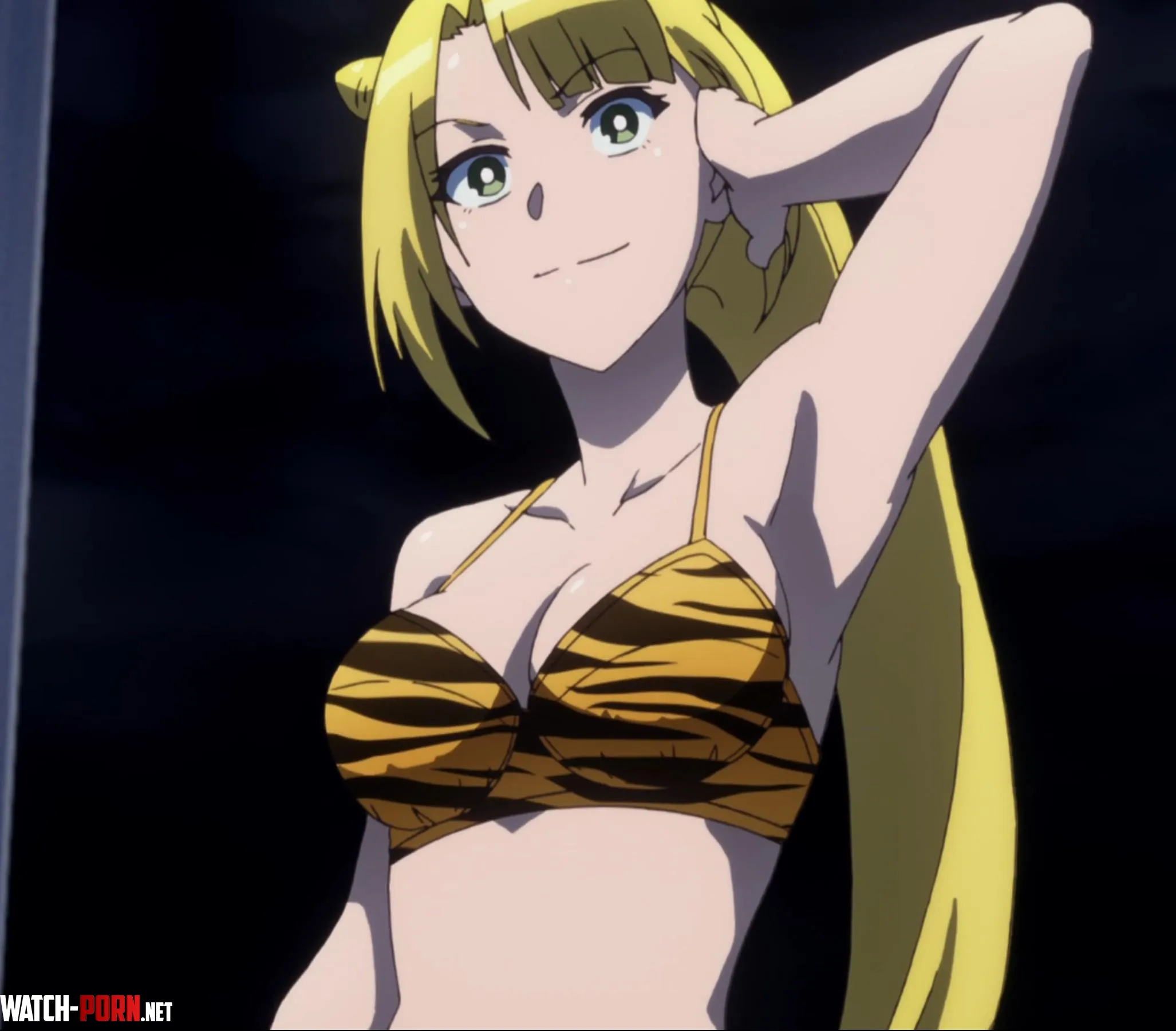 Tiger bikini [Tsuujou Kougeki ga Zentai Kougeki de Ni-kai Kougeki no Okaasan wa Suki desu ka?] by Silly_Ad_4914