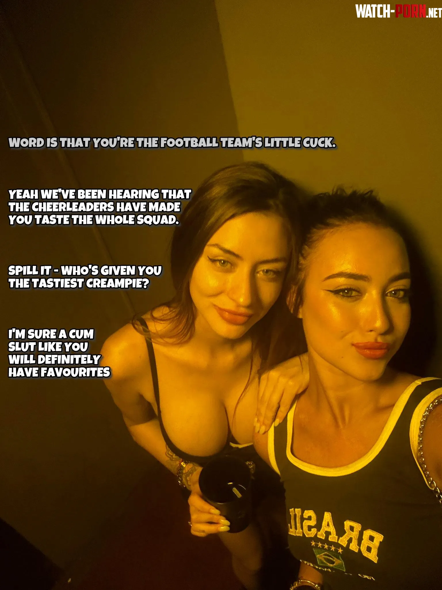 the only thing sluttier than a cheerleader is a cheerleader's cuck (I take requests) by danx307