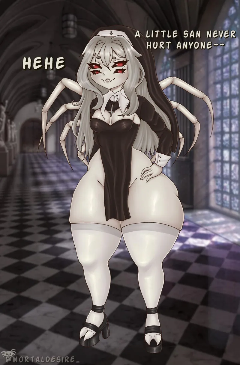 Thumbnail Unleashing the Nun Monster: Dive into the Transformation | MortalDesire