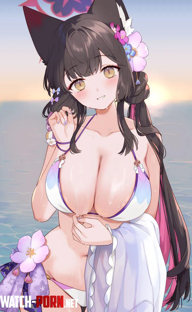 Swimsuit Wakamo [Blue Archive] by marxsander2016