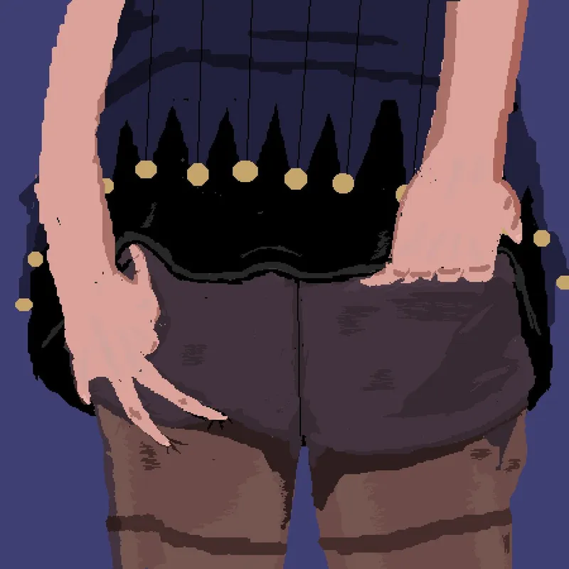 Thumbnail High-Res Pantyhose Art: I-C-A-R-U-S-official's PixelArtNSFW Creation