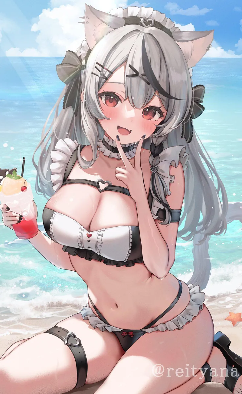 Thumbnail A_MASSIVE_PERVERT Presents Beach Maid Chloe from Hololive