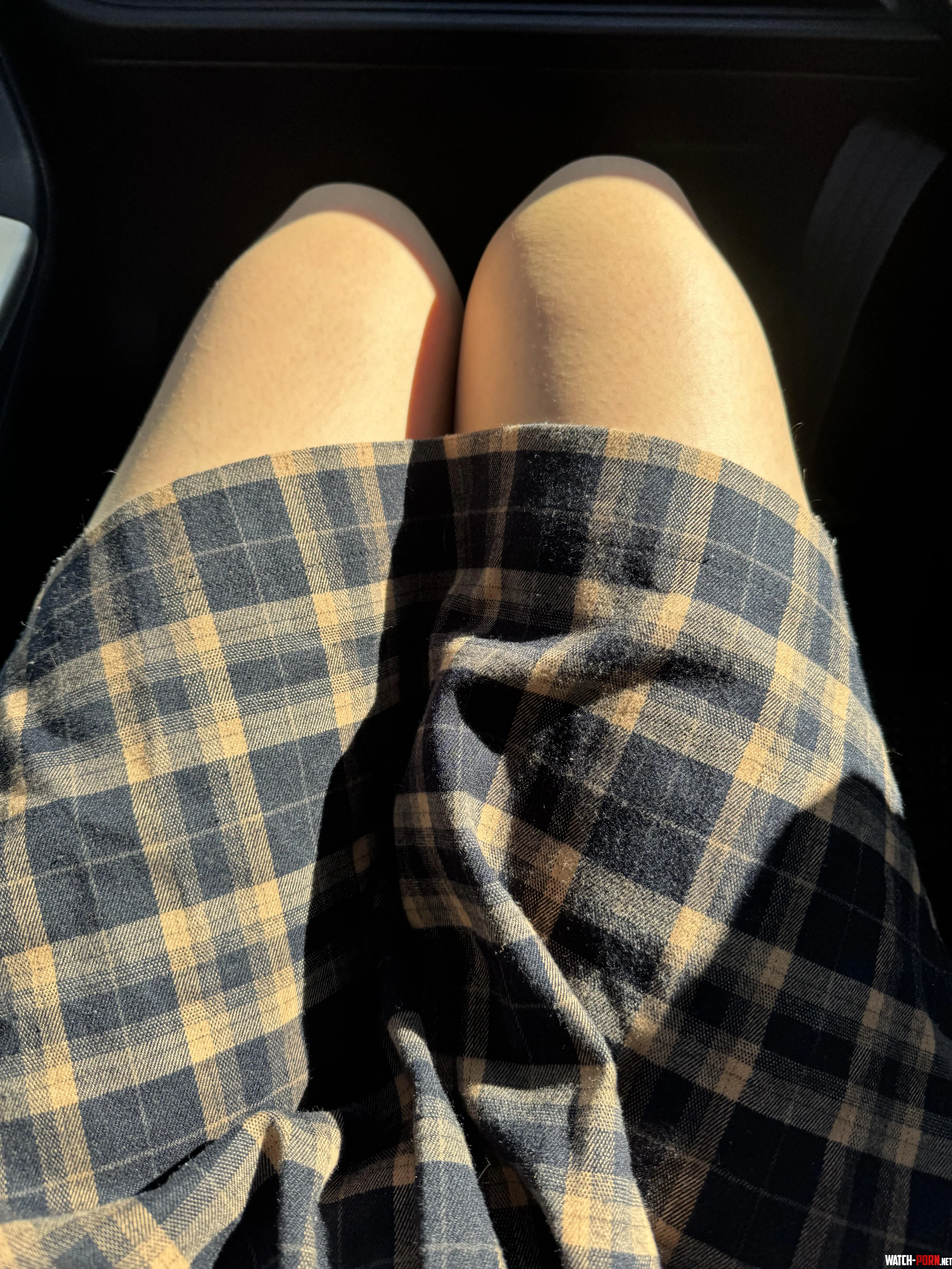 Plaid skirt and thighs :) by nobodyknowsme9