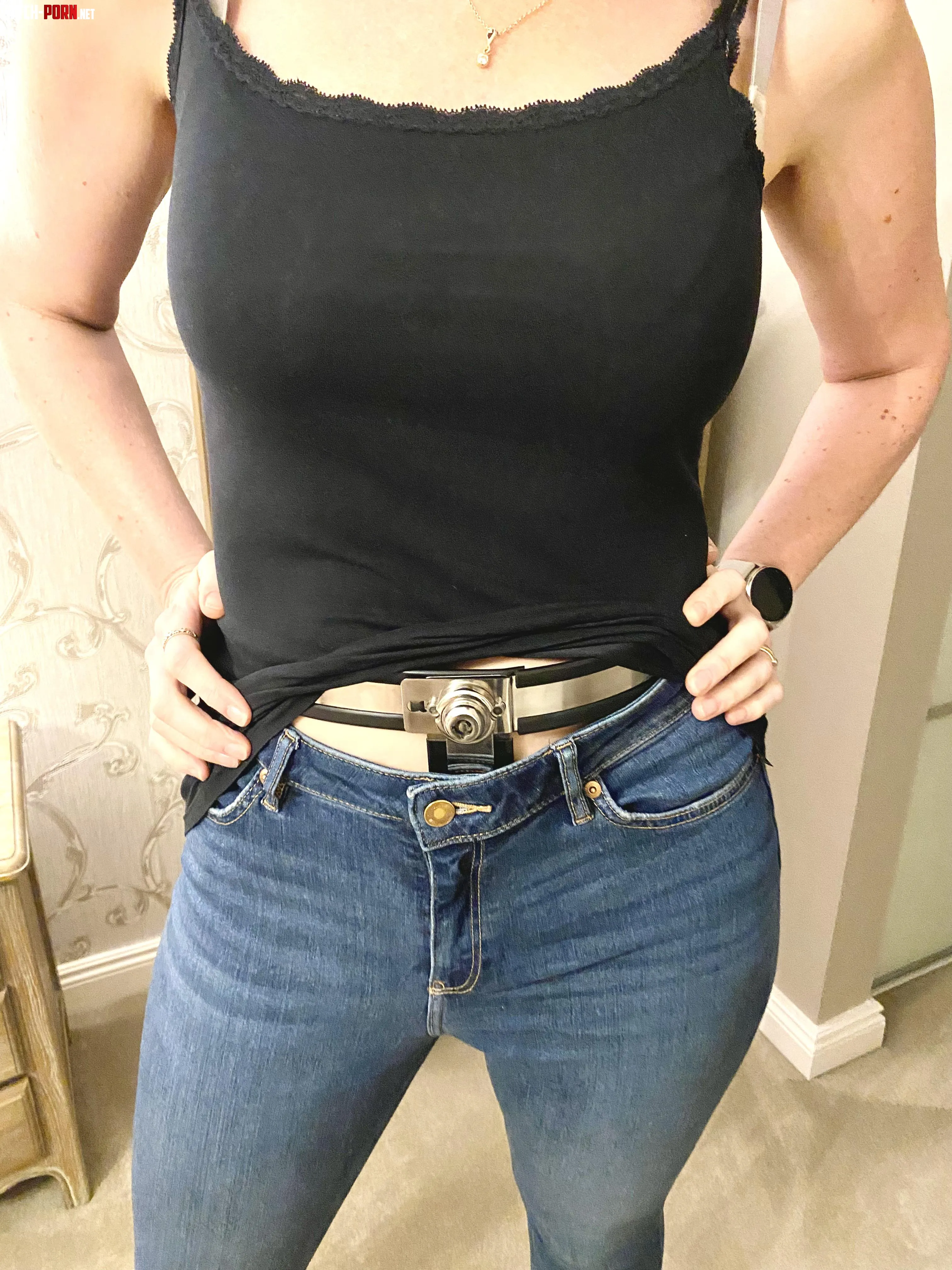 Hotwife making sure her cuck has no access by denied-cuck-2000