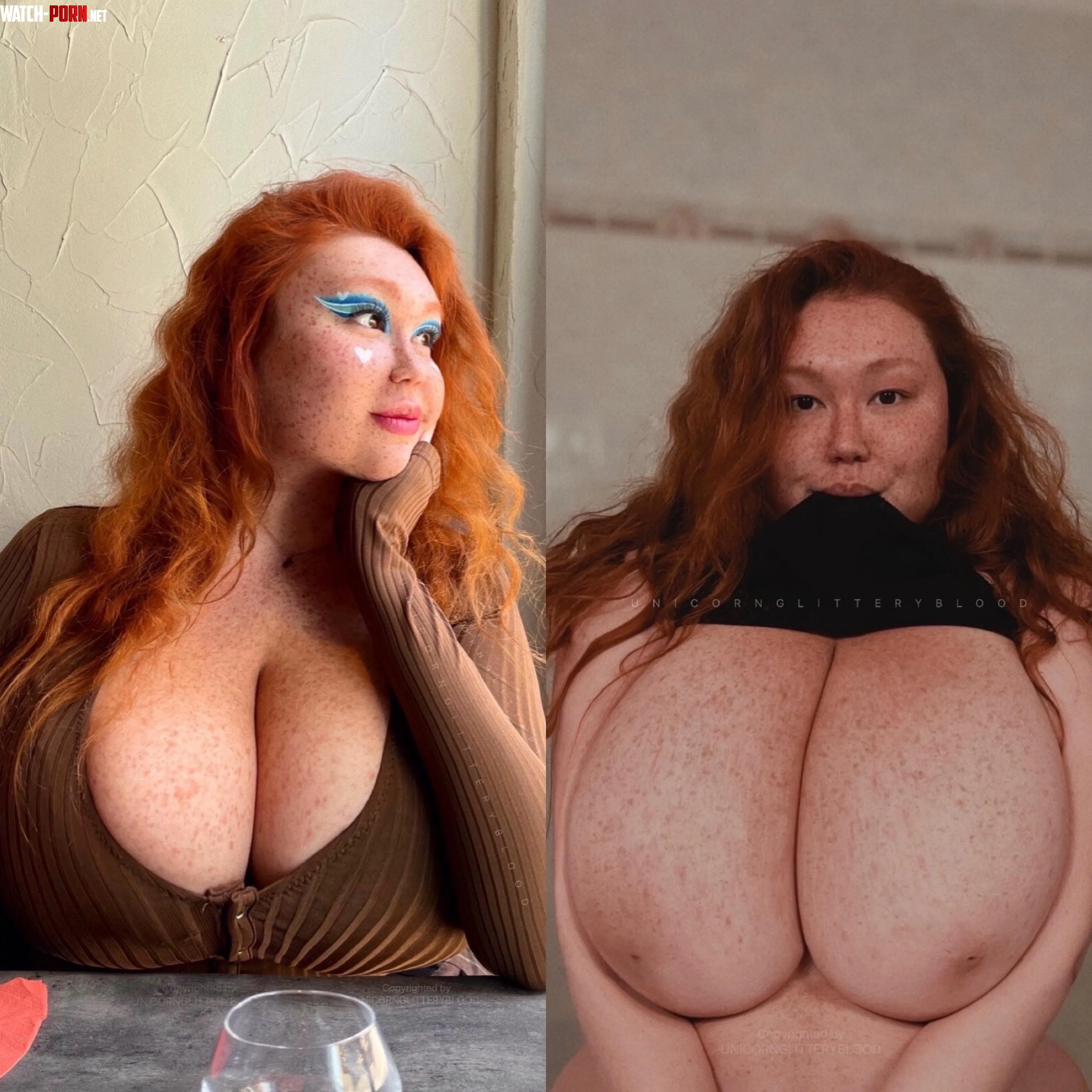 theres a lack of huge redhead tits on your feed, im here to change that! by Unicornglitteryblood