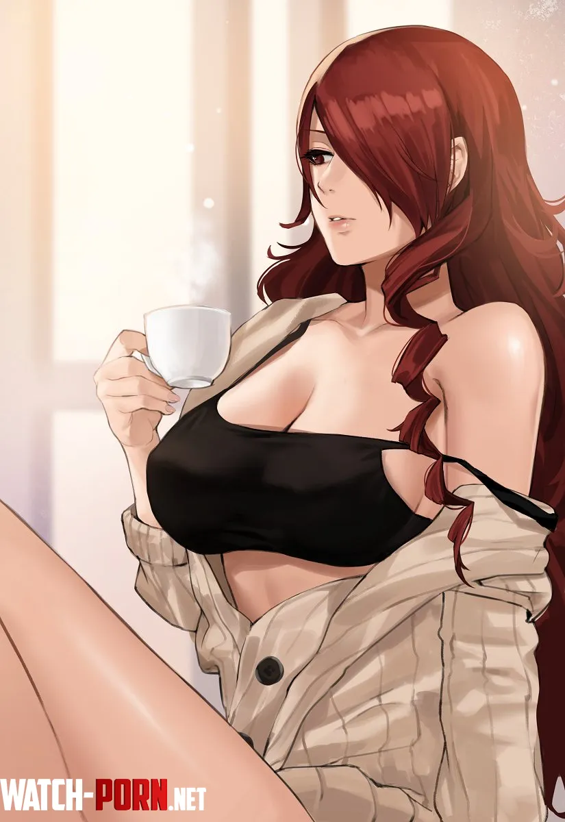 Mitsuru relaxing [persona 3] by Terran117