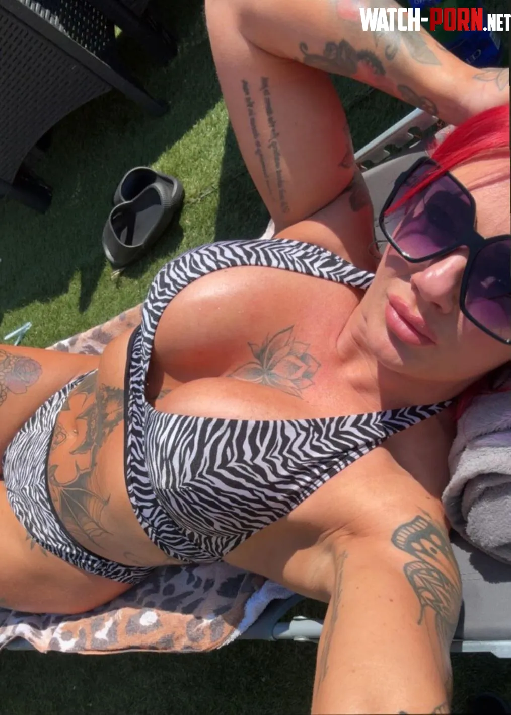 Perfect day for a tan by wrestler_khali