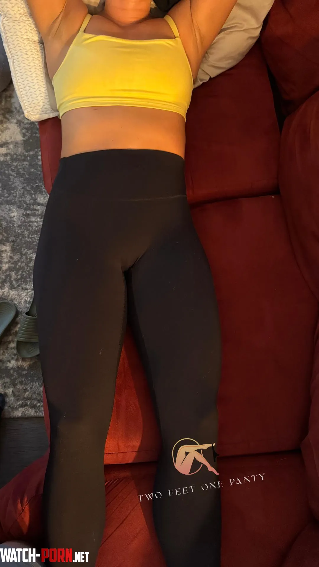 Looks like you found a gym girl on your couch by TwoFeetOnePanty