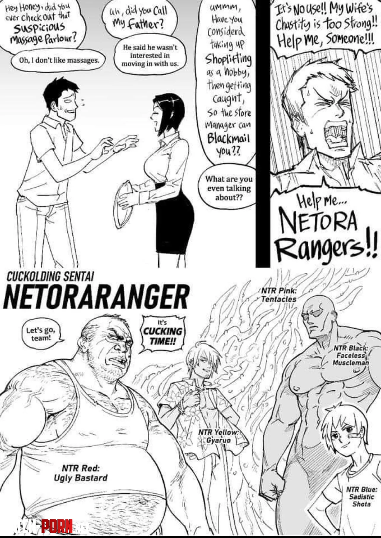 Netorarangers by singlepurpseacc
