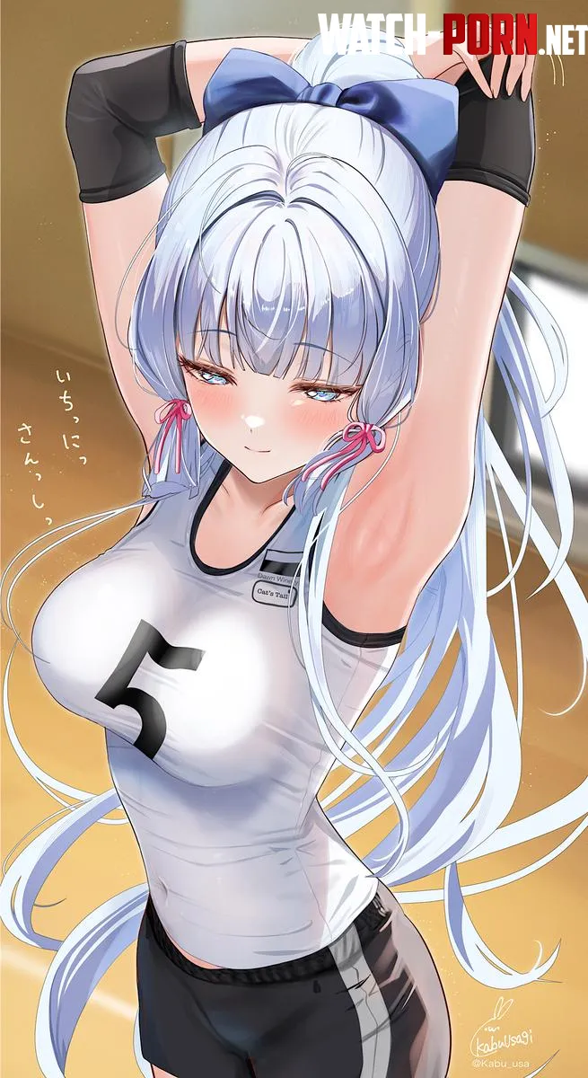 Ayaka Kamisato (カブウサギ) [Genshin Impact] by Nekotashikun