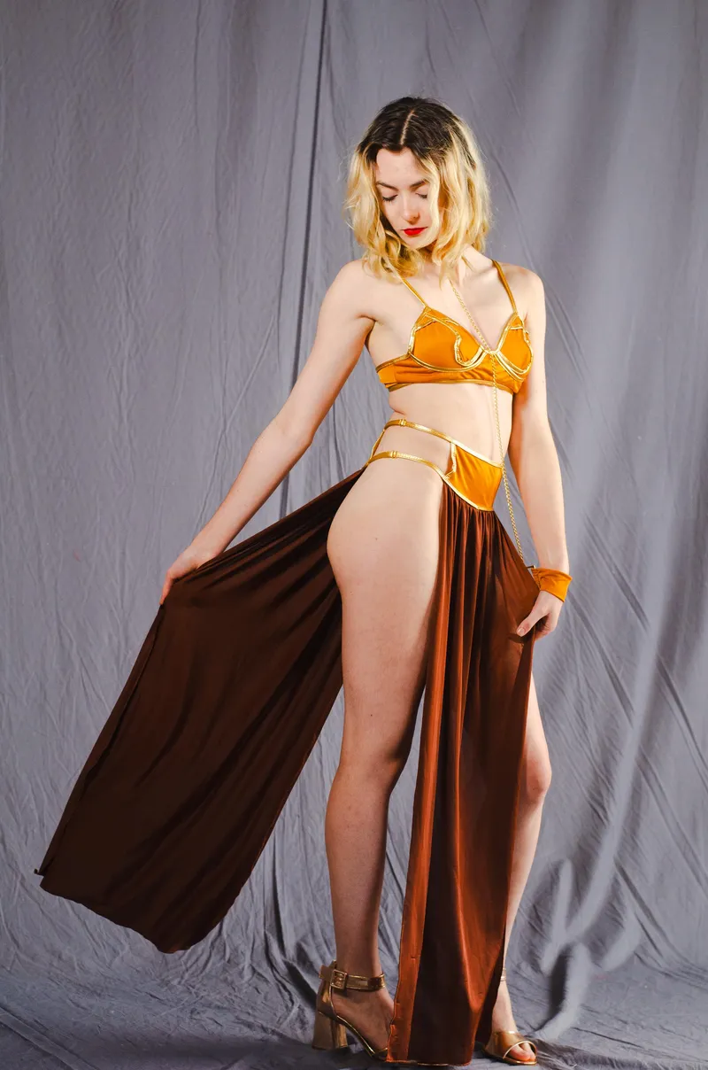 Thumbnail Sensual Tribute: Princess Leia (Lily Black) by ClothesCertain8326 | starwarsnsfw