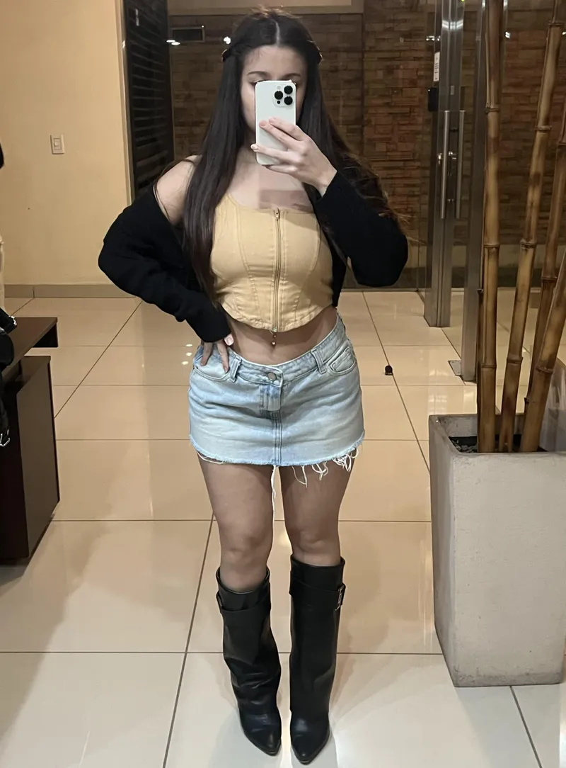 Thumbnail Short Jean Skirt Perfection | BubbleSniff’s Fashion Tip | miniskirt