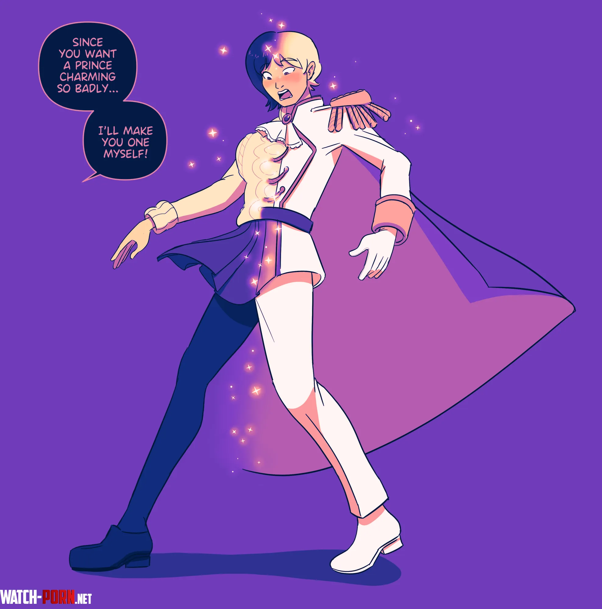 Prince-ificiation by TriangleFour (mid-TF, FTM) by Princess_Viola