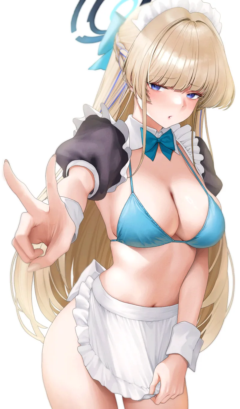Thumbnail Toki in a Seductive Bikini and Maid Apron - LP / lp0000_k