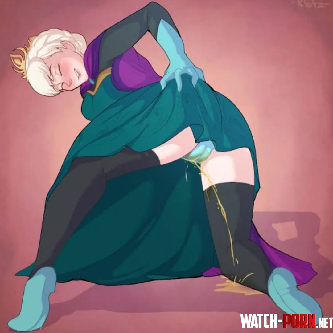 Imagine princess Anna peeing in front of you through her panties and being soaked in pee by Friendly_Cat1287