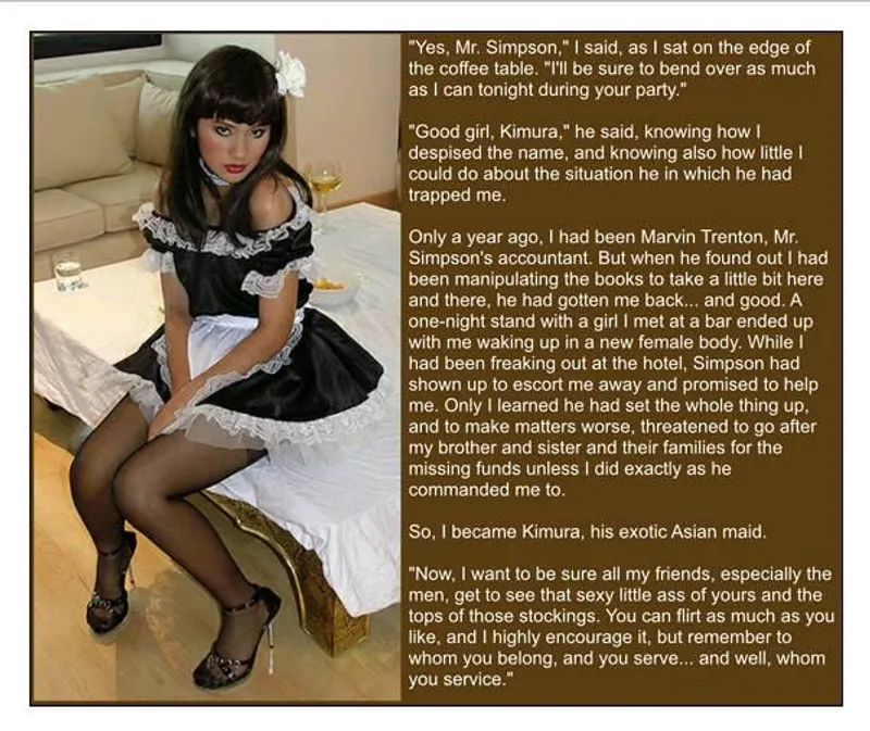 Thumbnail Captivating Gender Transformation Caption - Trapped as Kimura by AskedForTheMid0129