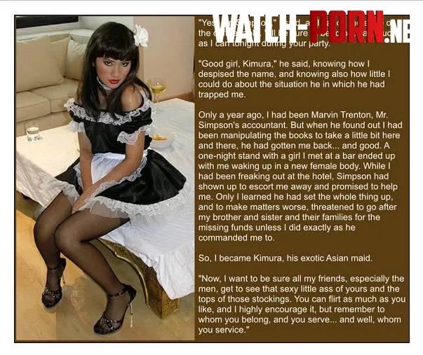 New Caption! Trapped as Kimura #gendertransformation #m2f #m2ftransformation #m2fcaption #captionmagicaltransformation #maid #stuck #revenge by AskedForTheMid0129
