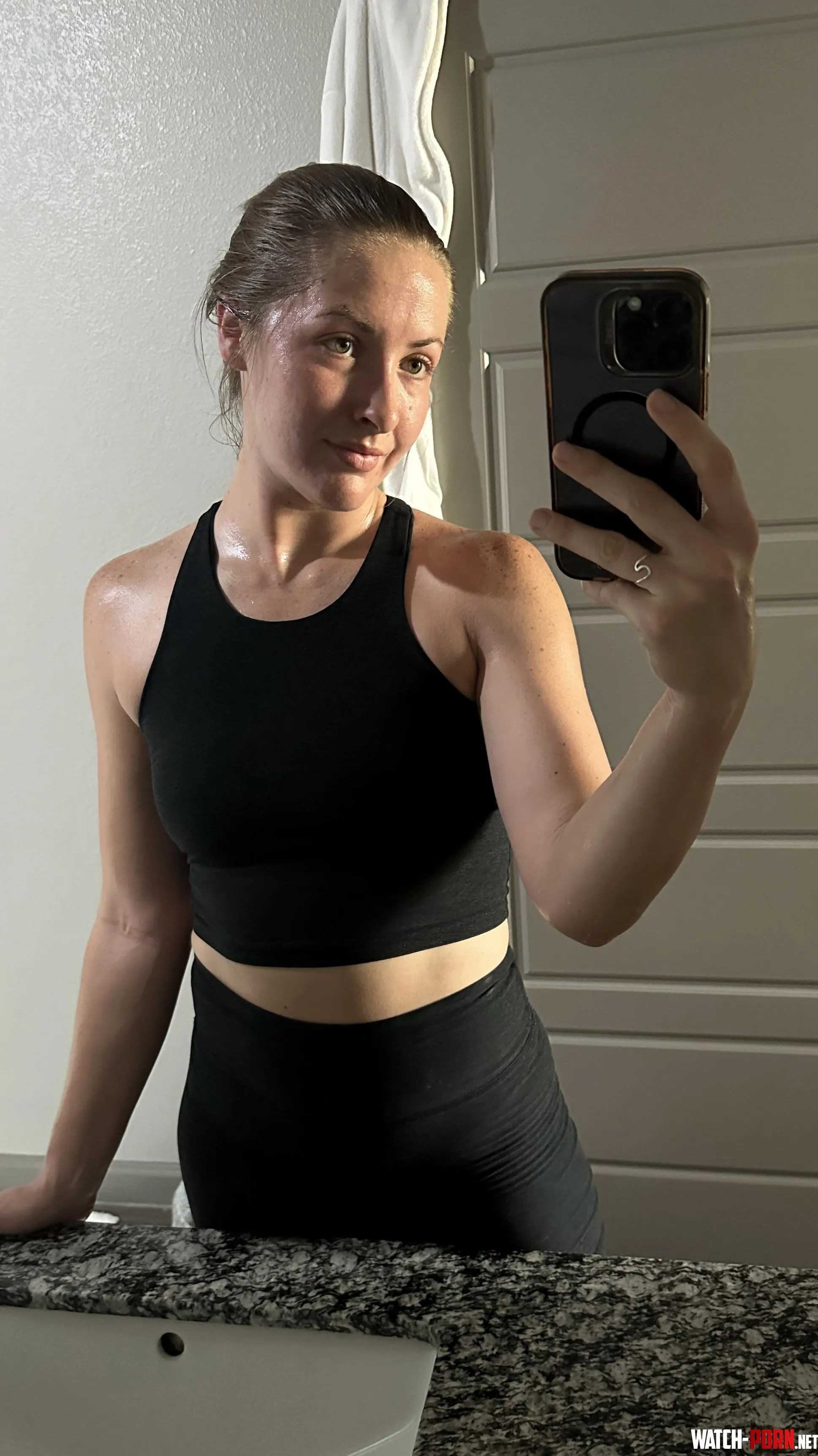 still a little sweaty from my workout 😋 by cumwcourt