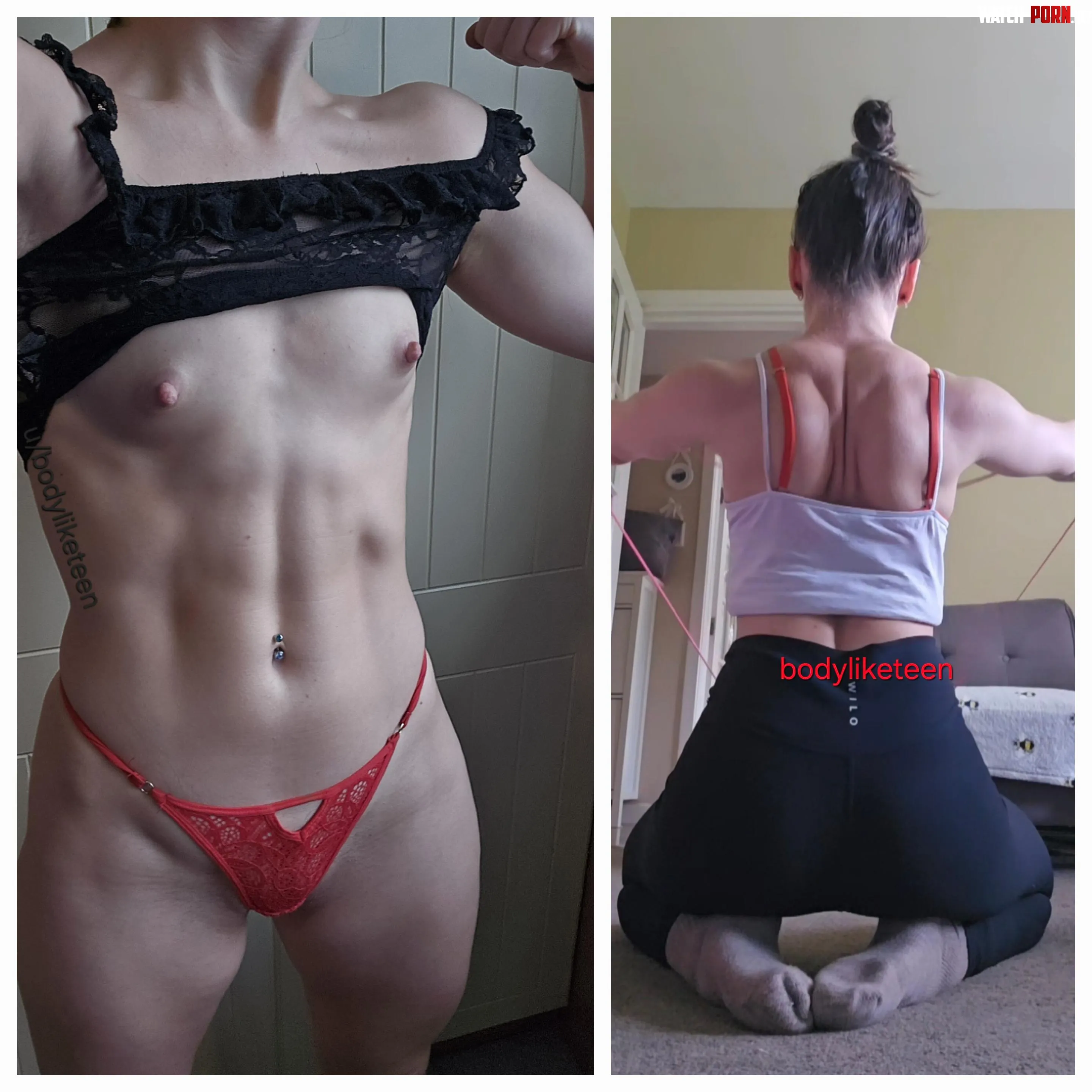Which is your favourite muscle on me- abs, biceps or back :) by bodyliketeen