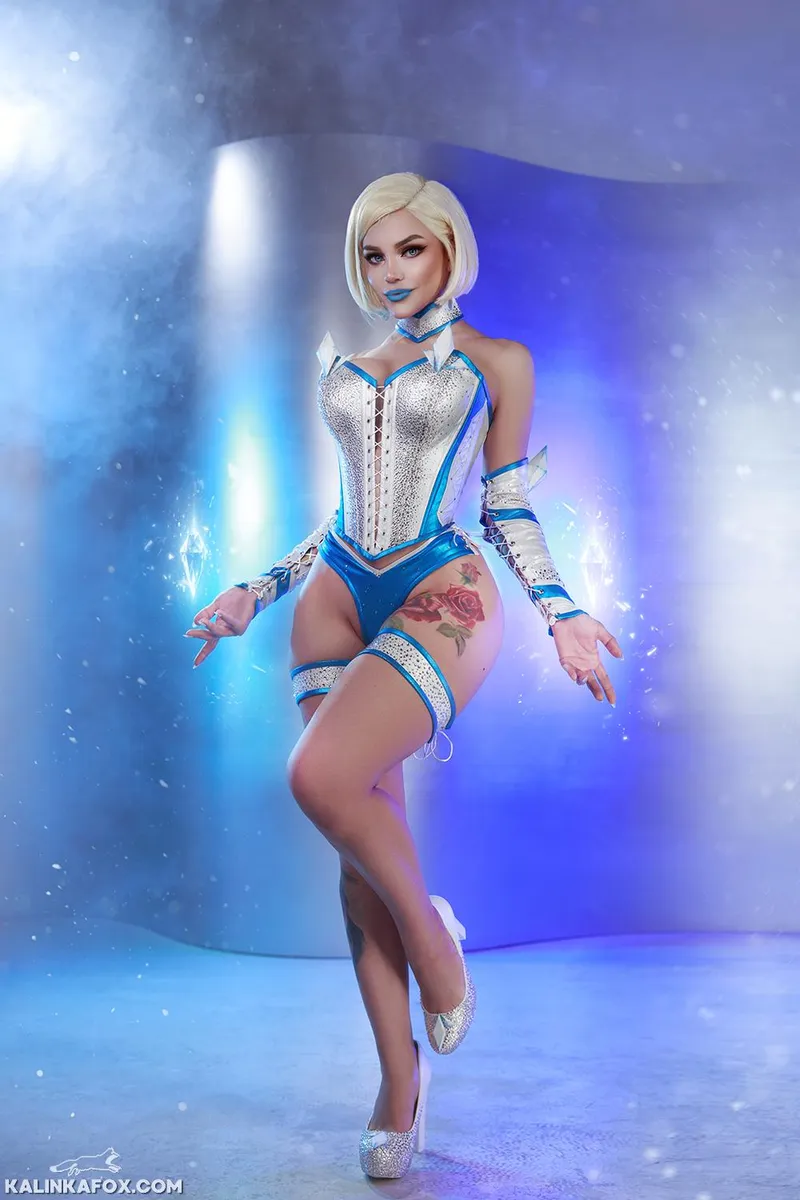 Thumbnail Marvel's Emma Frost by KalinkaFox | A Frosty Seduction in CosplayLewd