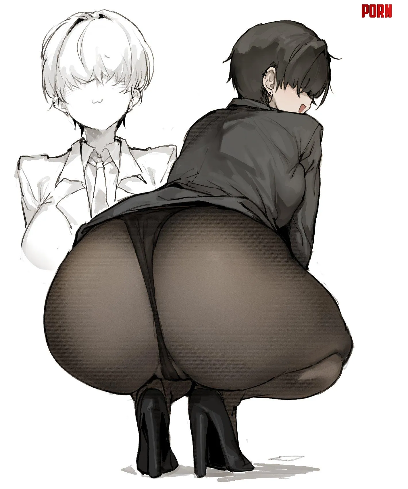 Squatting OL (DOPPEL) [Original] by llamanatee