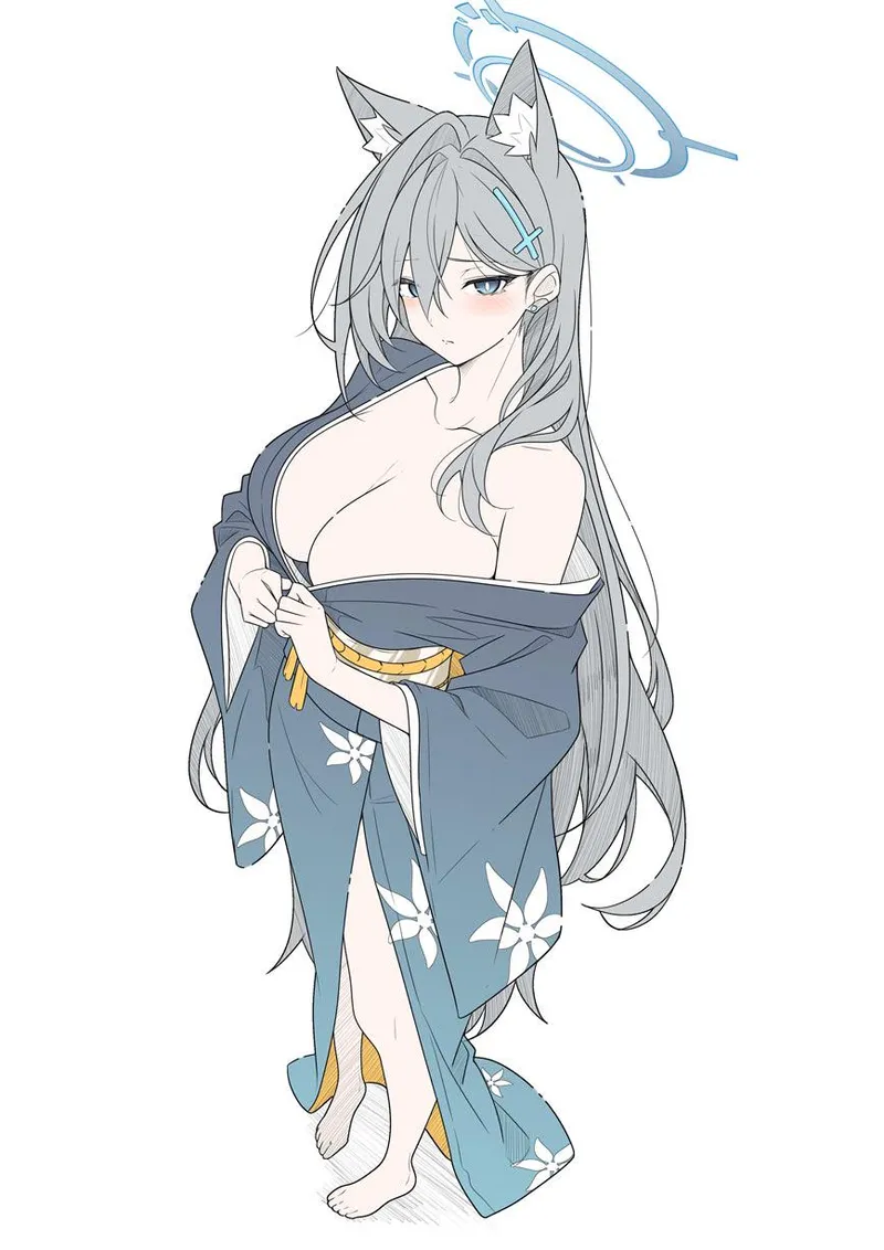 Thumbnail Sensual Artistry: Dive into Ecchi with Faoovo's Yukata T.Shiroko